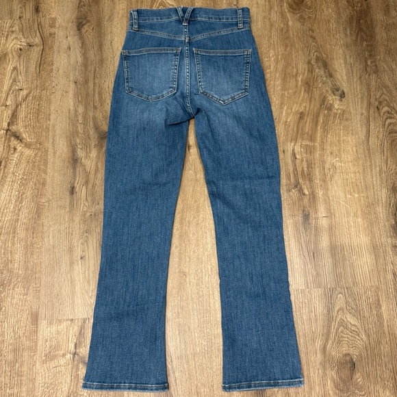 Veronica Beard Carly Kick-Flare Jean Bright Blue Size 24/00‎ Ankle Crop Stretch - Picture 5 of 9